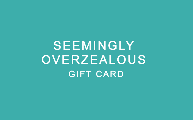 Seemingly Overzealous (Our favorite 🍦 spot!) Gift Cards