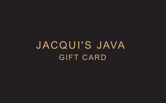 Order Jacqui's Java eGift Cards